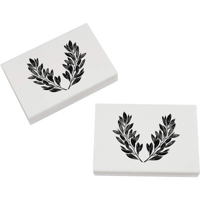 2 Radiergummis / Gummis ''Olivenzweige'' 45 mm (ER00056808)