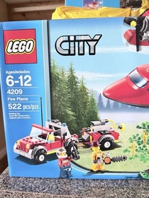 NEW sealed Lego CITY 4209  FIRE PLANE 522pc Age 6-12  Retired