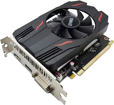 QTHREE Radeon RX 550 4GB Graphics Card GDDR5 128 Bit