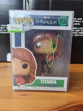 Jameela Jamil Signed Titania Funko Pop 1132 She/Hulk with Case Beckett