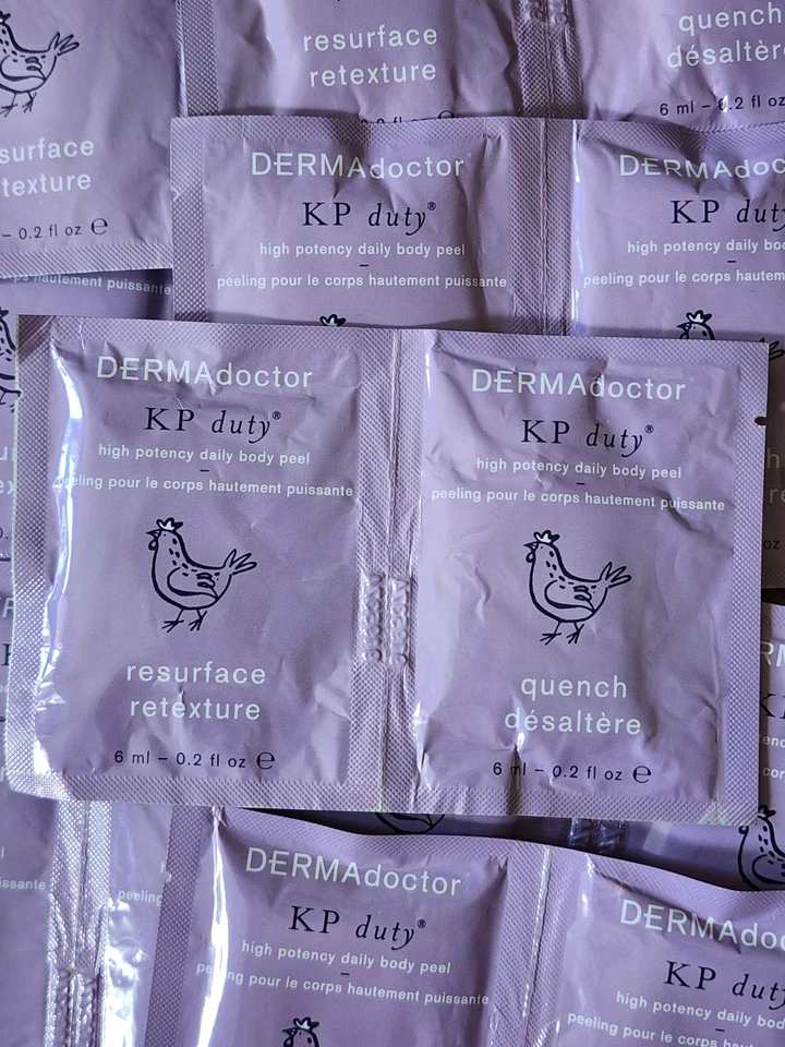 18 Pads DERMAdoctor KP duty High Potency Daily Body Peel Resurface & Quench 6ml - Image 2 of 4
