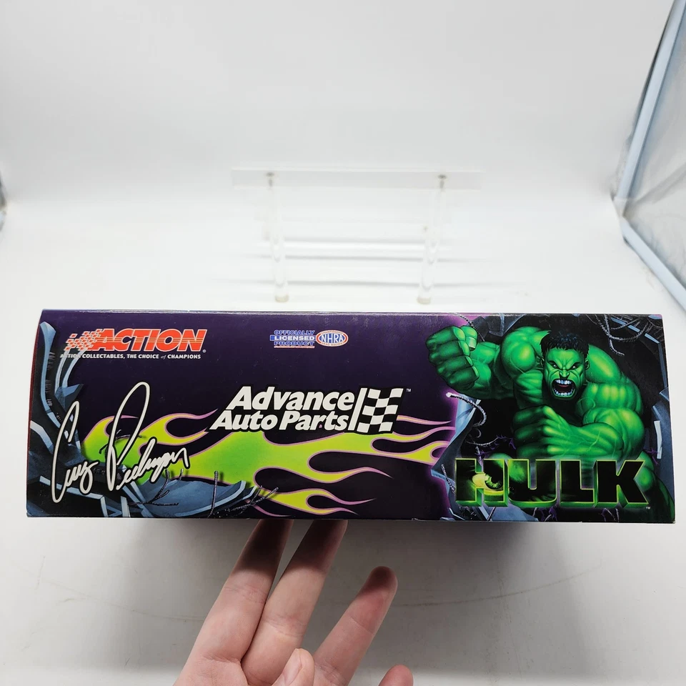 Action NHRA Cruz Pedregon Advance Auto Parts / Hulk 1:24 Scale 2003 GM Funny Car - Image 3 of 4