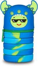 Portapenne Scuola Allungabile Bambini- Astuccio Multicolore Monster Boy - Apertu