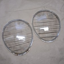 1939 Hudson Headlight Lens Pair Lenses 17183 Hall 6 8 Head Lamp Light Glass 1939 Hudson Headlight Lens Pair Lenses 17183 Hall 6 8 Head Lamp Light Glass