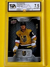 2023-24 Engrained Hockey Ebony Jack Eichel #15 Vegas Knights 06/49 TGA7.5