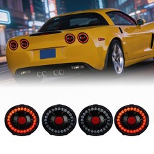 For 2005-2013 Chevrolet Corvette C6 Led Diamond Red Tail Lights Assembly 4coupe For 2005-2013 Chevrolet Corvette C6 Led Diamond Red Tail Lights Assembly 4coupe