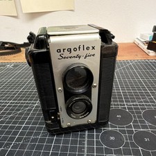 Argus Argoflex Seventy-Five TLR Film Camera, 127mm Format, Black