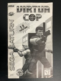 Virtua Cop SEGA Saturn Instruction Manual Only