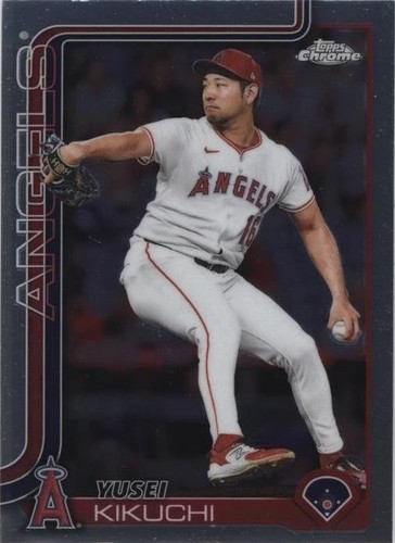 2025 Heritage Yusei Kikiuchi #209 Chrome Blue Sparkle Angels | eBay