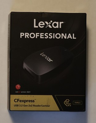 Professional Cfexpress Type B USB 3.2 Gen 2X2 Reader, for CFexpress Type B cards