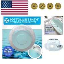 Bottomless Bath | Overflow Drain Cover for Tub | Best Gifts for Mom, Spa & Ba...