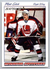 Matt Elich 1995-96 Slapshot Windsor Spitfires