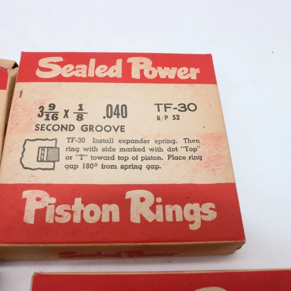 Винтажные герметичные поршневые кольца 677X .040 Intl 1941–49 двигатели FAC-269 BLD-269 - Изображение 4 из 4