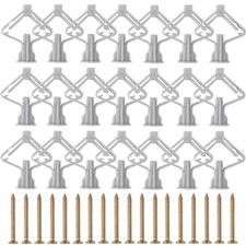 Plasterboard Wall Anchors Expansion Screws Drywall Toggle Fixing Kit Set