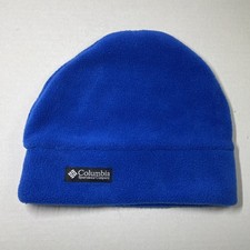 Columbia Beanie Hat Blue Fleece Cap Size Youth Small/Medium