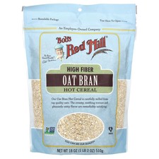 High Fiber Oat Bran Hot Cereal, 18 oz (510 g)