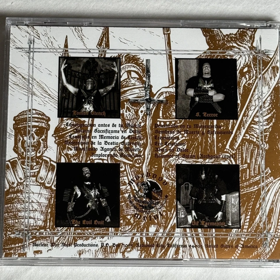 Morbosidad — Profana La Cruz Del Nazareno CD 2007 г. блэк-метал антиготический - Изображение 3 из 3