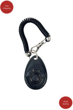 Dog Training Clicker with Wrist Strap Pet Puppy Cat Obedience Trainer Sound Aid