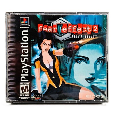 Fear Effect 2 Retro Helix - PlayStation 1 PS1 (CIB, Pristine Scratch Free Discs)