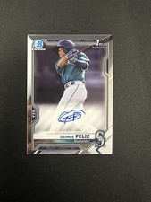 George Feliz 2021 Bowman Chrome 1st Autograph Auto Card  #CPA-GF