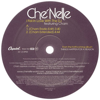 Che'Nelle - I Fell In Love With The DJ (Vinyl 12'' - 2007 - EU - Original)