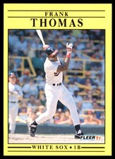 Frank Thomas 1991 Fleer #138 White Sox MLB READ FREE SHIPPING AutographDen