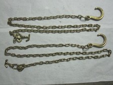 2x 516 X 10 Transport Tow Chains 8 J-hook Grab Hook G70 Car Wrecker 2x 516 X 10 Transport Tow Chains 8 J-hook Grab Hook G70 Car Wrecker