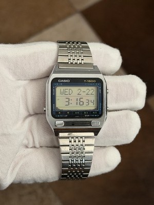 Rare Vintage Casio T-1500 Men's Digital Dictionary Watch Module