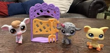 Littlest Pet Shop LPS 475 476 477 Lamb Cow Pig Petting Zoo Pets