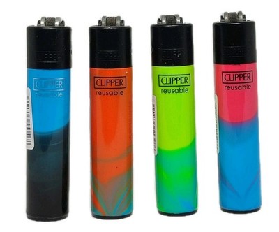 4 x Clipper Nebula mini, Feuerzeug Clipper, Gasfeuerzeug, NEUHEIT