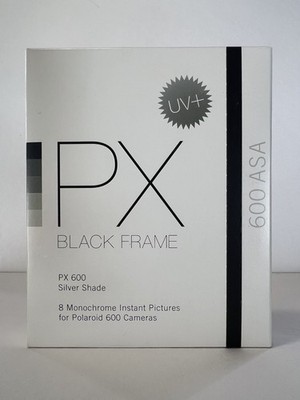 POLAROID IMPOSSIBLE PX 600 Silver Shade 600 FILM   BLACK FRAME - VERY RARE !!!