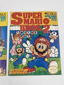 Super Mario Bros. 2 Nintendo NES Inside Out Strategy Guide Hint Book Part I & II