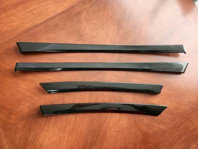 OEM 2007-2011 Saab 9-3 Turbo X XWD Aero Carbon Fiber Door Trim Insert Set