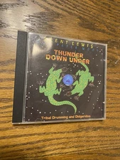 THUNDER DOWN UNDER Tribal Drumming And Didgeridoo CD By PETER WOODS BRENT LEWIS