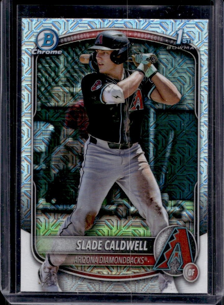 2025 Bowman Slade Caldwell Chrome Mega Box Refractor 1st #BCP-21 Diamondbacks