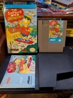 The Simpsons Bart vs the Space Mutants Nintendo NES w Box & Manual Works Great