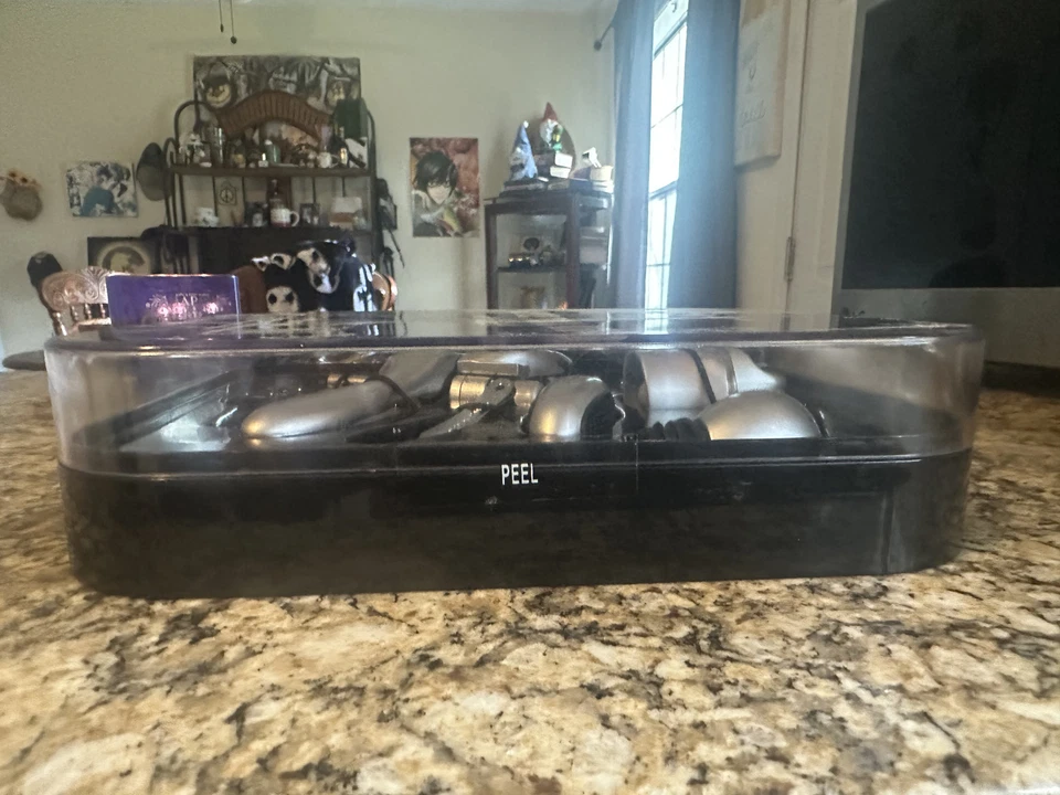 Kit de herramientas de vino de conejo original con aireador juego de 6 piezas NUEVO metrokane Foto 3 de 4