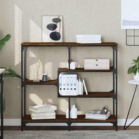 Konsolentisch Braun Eichen-Optik 103X32X95 Cm Holzwerkstoff