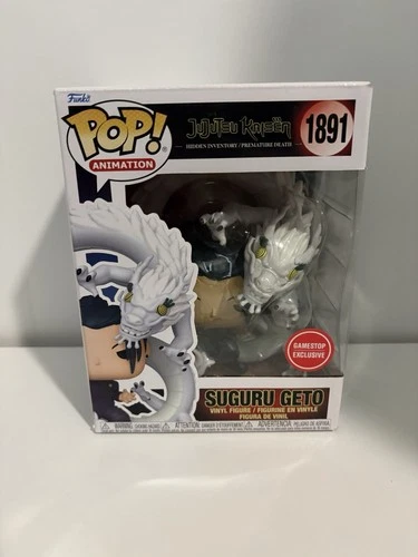 Funko POP #1891 Jujutsu Kaisen Suguru Geto w/ Spirit Dragon GameStop Damaged Box