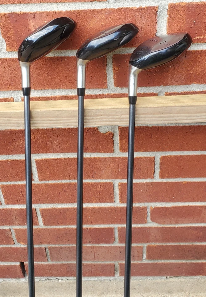 JUEGO HÍBRIDO Thomas Golf zurdo AT 705 (2h, 6h, 7h) grafito eje senior LH Foto 3 de 4