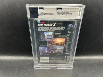 1st Print Sweepstakes Gran Turismo 3 A-Spec PS2 WATA 9.8 A FACTORY