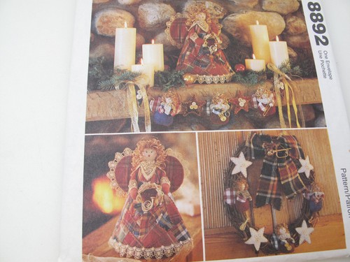 Vintage McCall's Crafts #8892 Non Tagliato Decorazione Casa Natale Modello da Cucire (U) - Foto 3 di 5