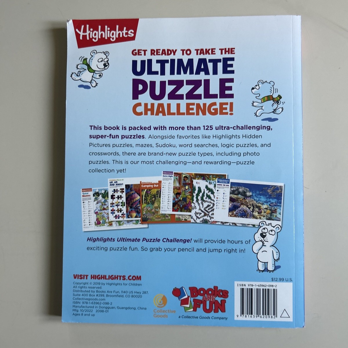 Highlights Jumbo Books and Pads Ser.: Ultimate Puzzle Challenge