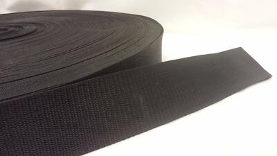  25 mm (1 Zoll) und 50 mm (2 Zoll) Nylon starkes Gurtband/Wimpelkette weiß und schwarz