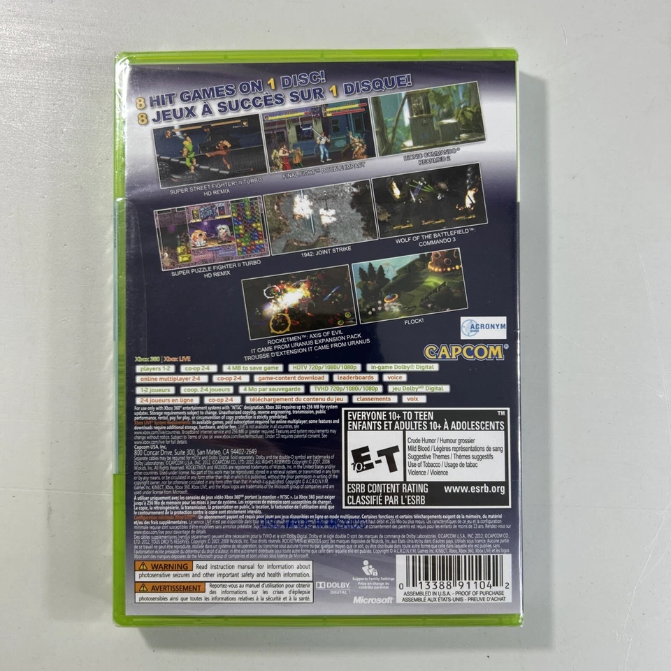 Capcom Digtal Collection Microsoft Xbox 360 New FACTORY SEALED Y Seam - Image 3 of 4
