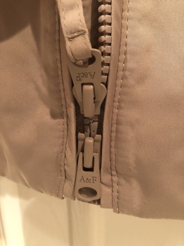 NWT Abercrombie And Fitch Women Hooded Tech Parka Light Brown S $220 - Picture 7 of 12