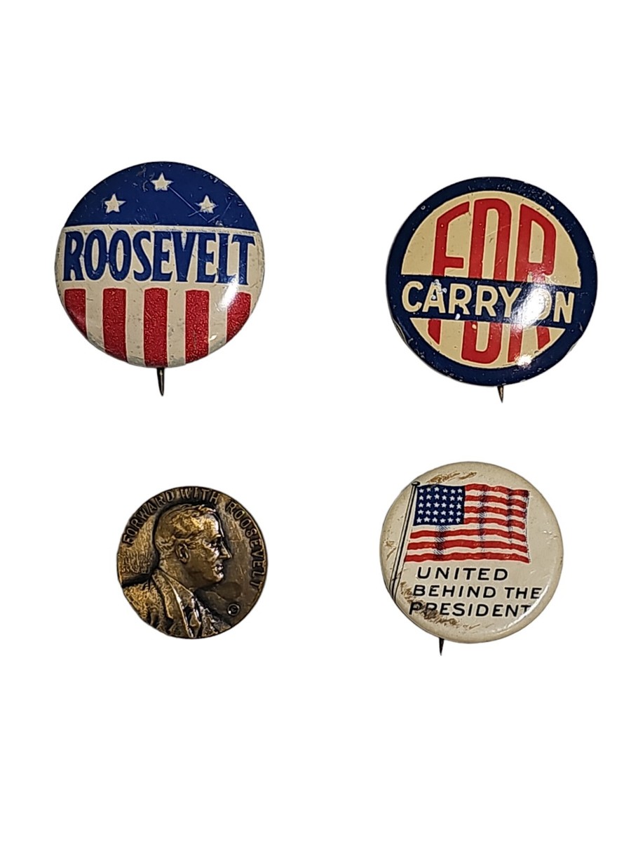 大統領プロフ必読 Vintage Original FDR Franklin Roosevelt President Political