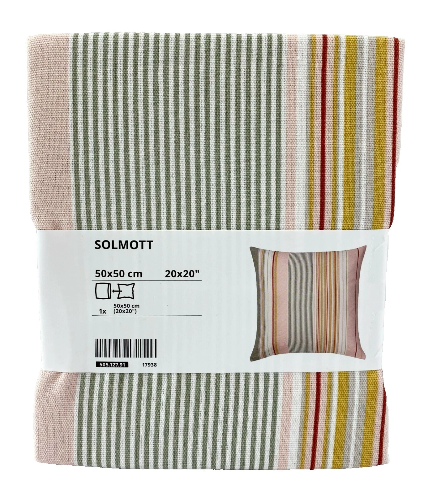 Funda de Almohada a Rayas Moderno IKEA Almohadas de Decoración para el Hogar