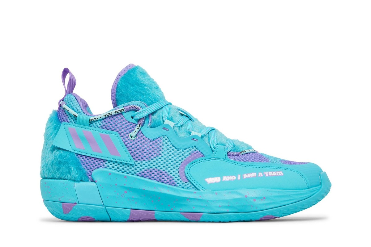 adidas アディダス/DAME 7 EXTPLY ''Sulley'' adidas Dame 7 EXTPLY Sulley Basketball Sneakers - Turquoise