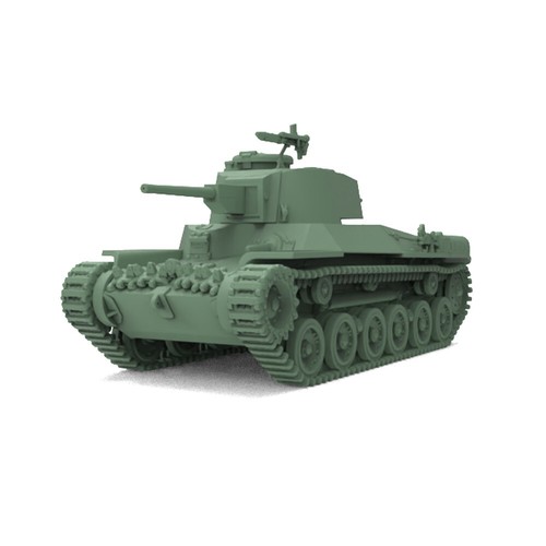 SSMODEL SS32824 1/32 Carro Armato Giapponese Type 97 Chi-Ha Kai – Kit In Resina - 3